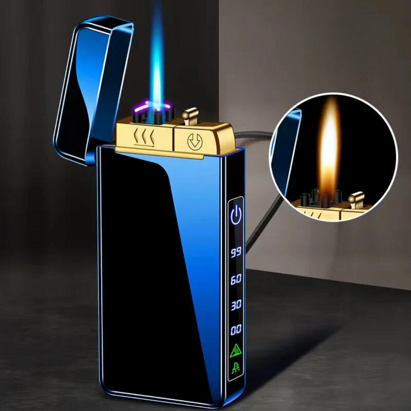 USB Dual Plasma Arc Lighter 2023 Chargeable Windproof Torch - for Reliable Ignition