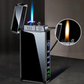 USB Dual Plasma Arc Lighter 2023 Chargeable Windproof Torch - for Reliable Ignition