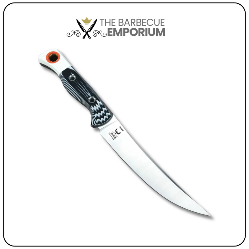 BM Knives 15500-1K Fixed Blade BBQ Knife - S45VN Steel, G10 Handle for Outdoor Grilling & Cooking