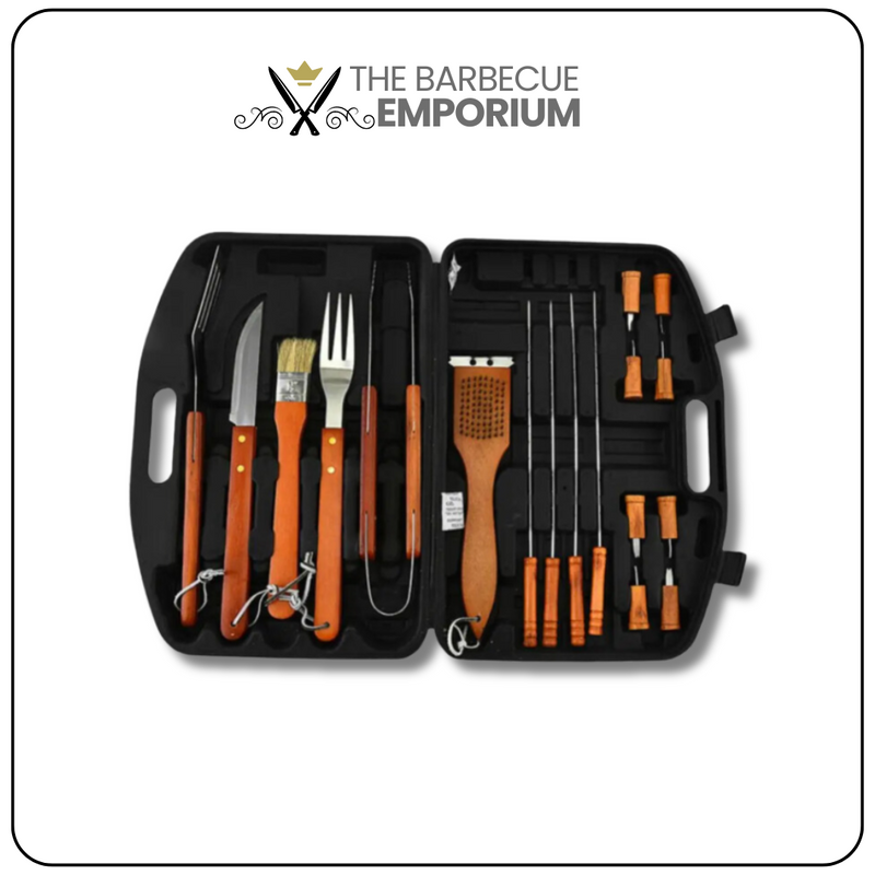 BBQ Grill Tools Set Barbecue Utensils Kit with Spatula Forks Tongs