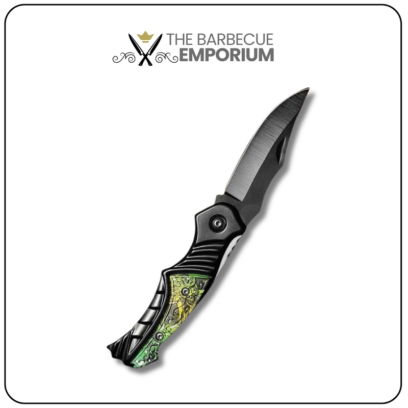 Multifunctional Stainless Steel Folding Knife: Camping & Outdoor