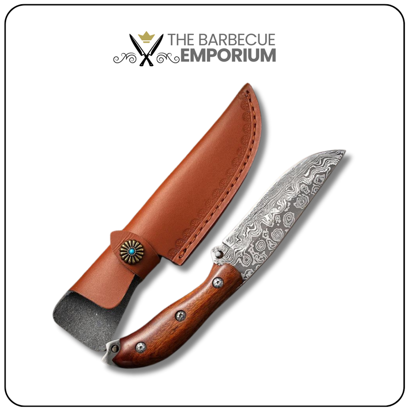 High-Quality Fishing and Meat Knife - Includes Leather Sheath