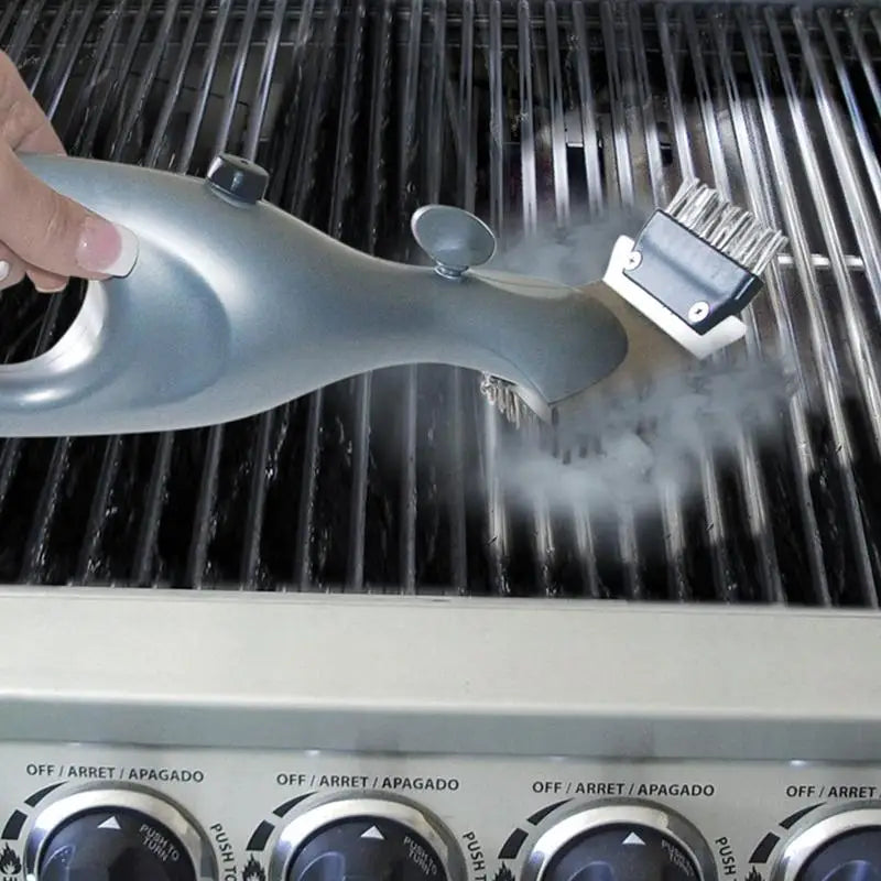 Manual turbo steam brush - for barbecue