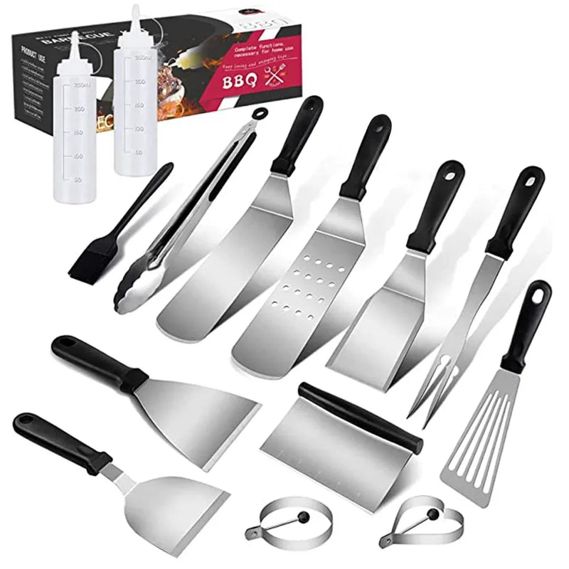 14 Pcs Grilling Tool Set with Carry Bag - for BBQ