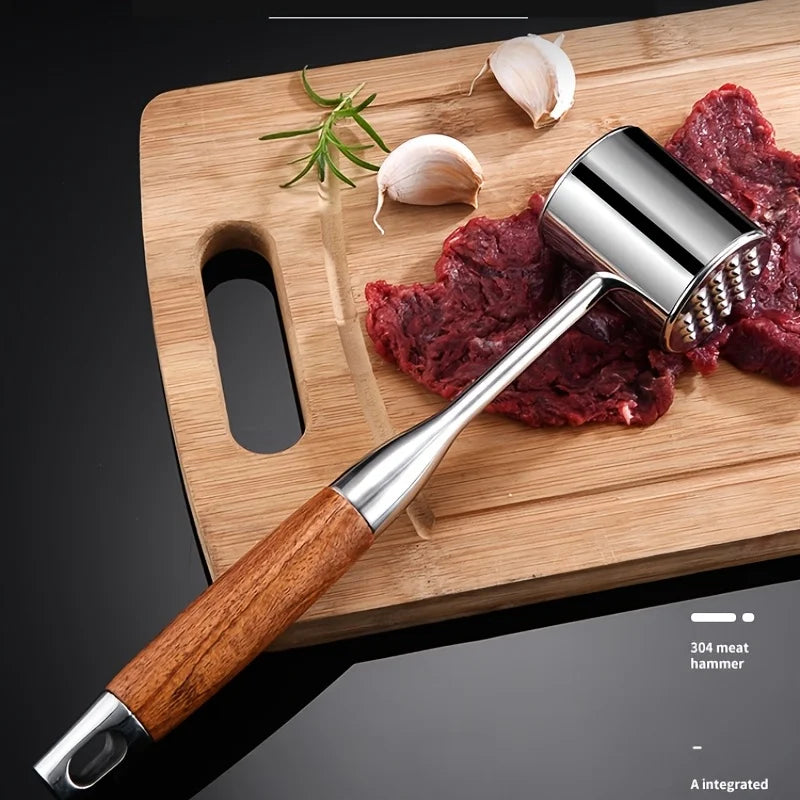 Stainless Steel Meat Hammer and Tenderizer