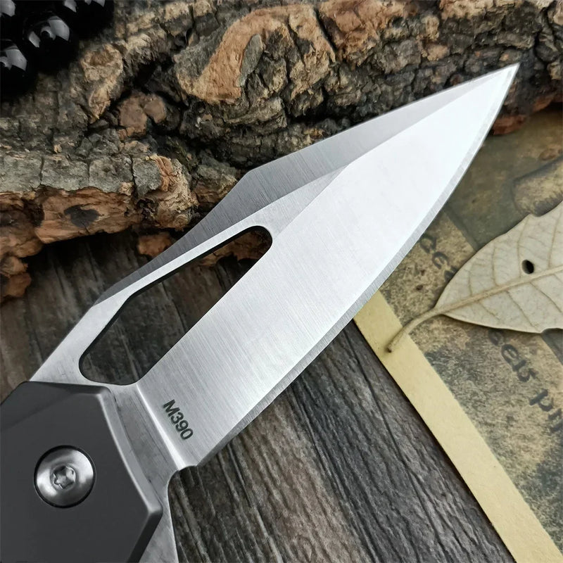 BBQ Folding Knife - D2 Steel Blade, T6 Aluminum Handle, Pocket EDC Tool