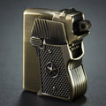 Stylish Windproof Kerosene Lighter - Portable Fuel Wheel