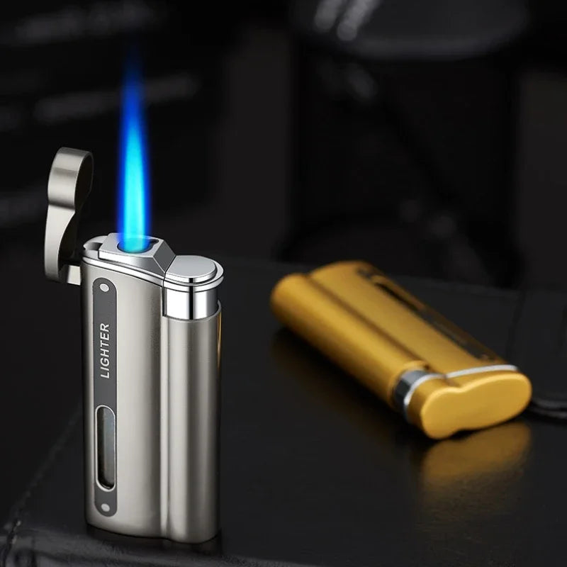 Butane gas lighter – windproof and refillable