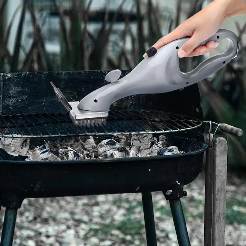 Manual turbo steam brush - for barbecue