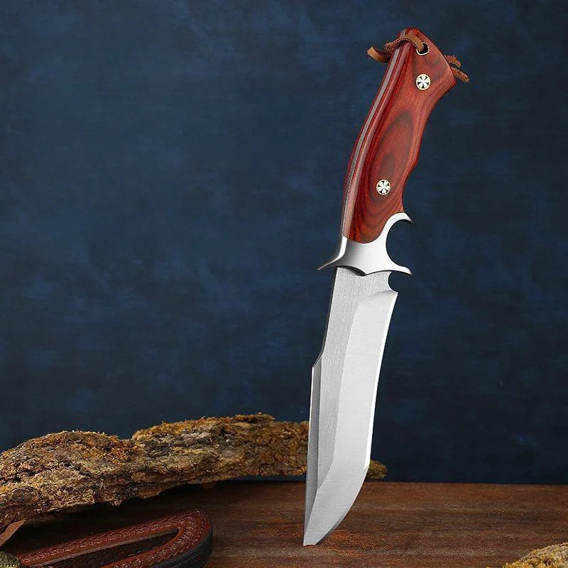 8.8-Inch Knife with Scabbard - High-Quality Kitchen and BBQ Knife