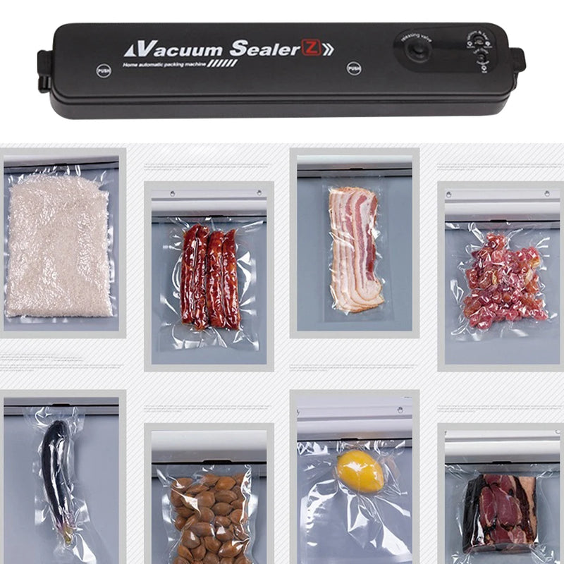 Vacuum Sealer Packaging Machine with 10 Free Bags - Food Sealing Machine, EU/US Plug