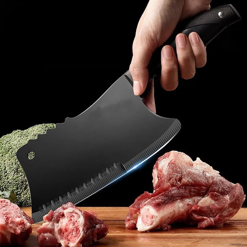 High-Hardness Butcher Cleaver - Stainless Steel for Bone Chopping