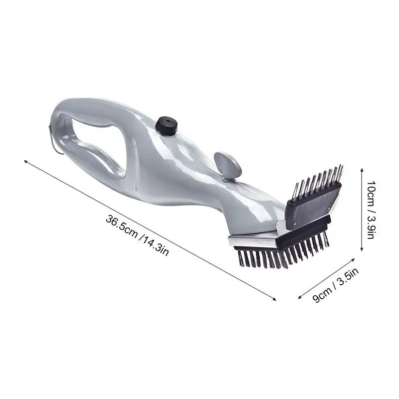 Manual turbo steam brush - for barbecue