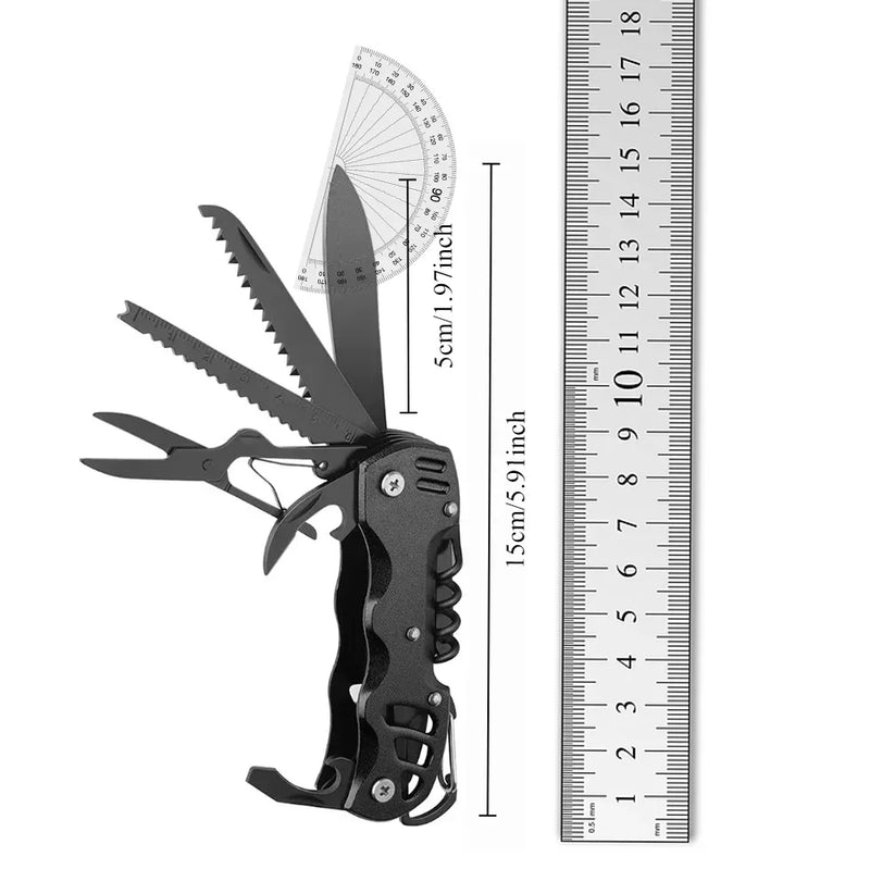 Multifunctional Pocket Folding Knife - BBQ Camping Tool, Portable Outdoor Knife, Great Gift for Grill Lovers