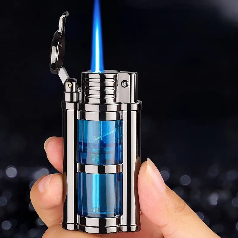 Clear Butane Lighter Cigarette Accessories - For Men Gift