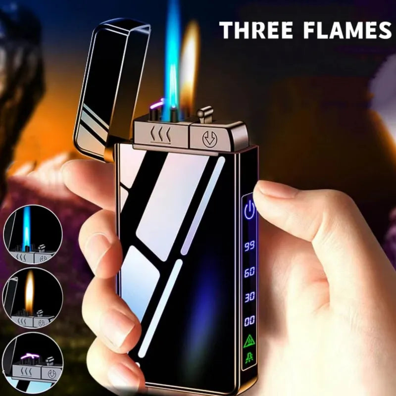 USB Dual Plasma Arc Lighter 2023 Chargeable Windproof Torch - for Reliable Ignition