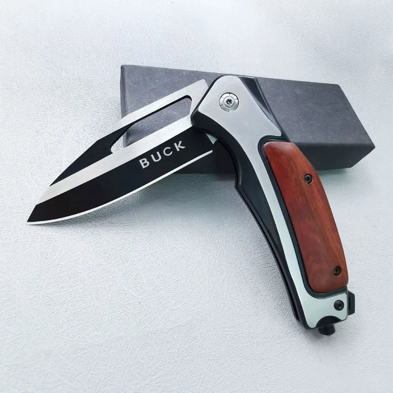 Portable Mini Folding Knife - Compact Stainless Steel Kitchen Utility Tool