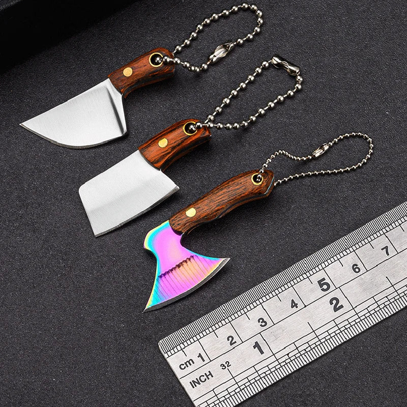 Outdoor Mini EDC Knife - Portable Multi-Function with Key Chain