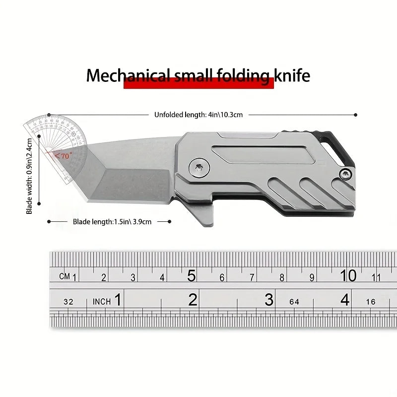 D2 Steel Folding BBQ Knife – Portable EDC, Sharp for Camping & Grilling