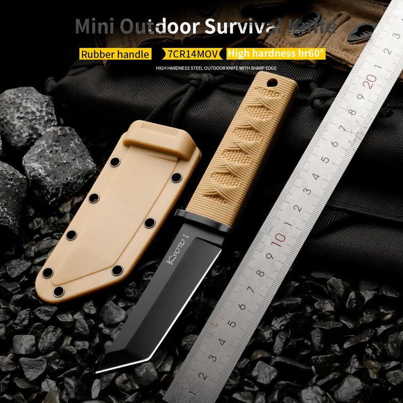 Steel Fixed Blade Outdoor Knife