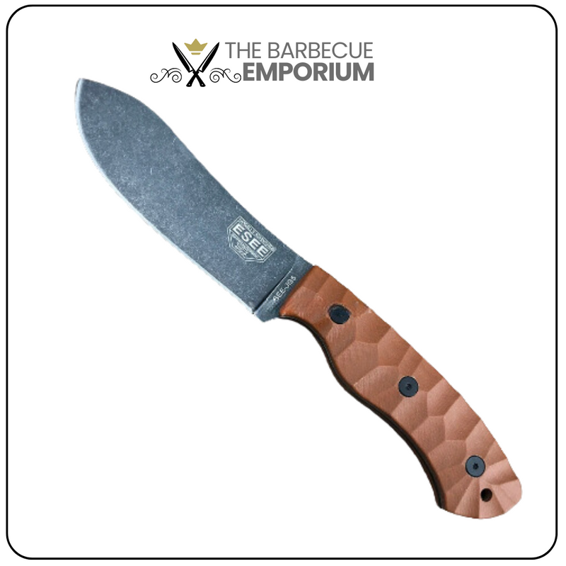 ESEE JG5 BBQ Knife - 1095 Carbon Steel Blade with Sheath